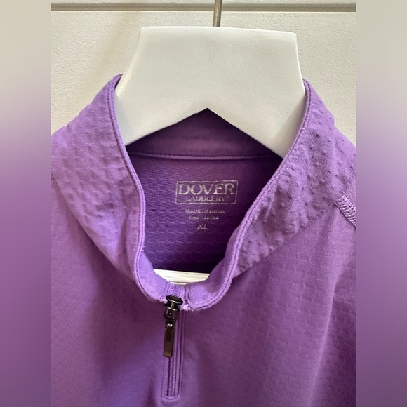 DOVER SADDLERY HORSEBACK RIDING PURPLE SHIRT SIZE XL - Picture 4 of 8